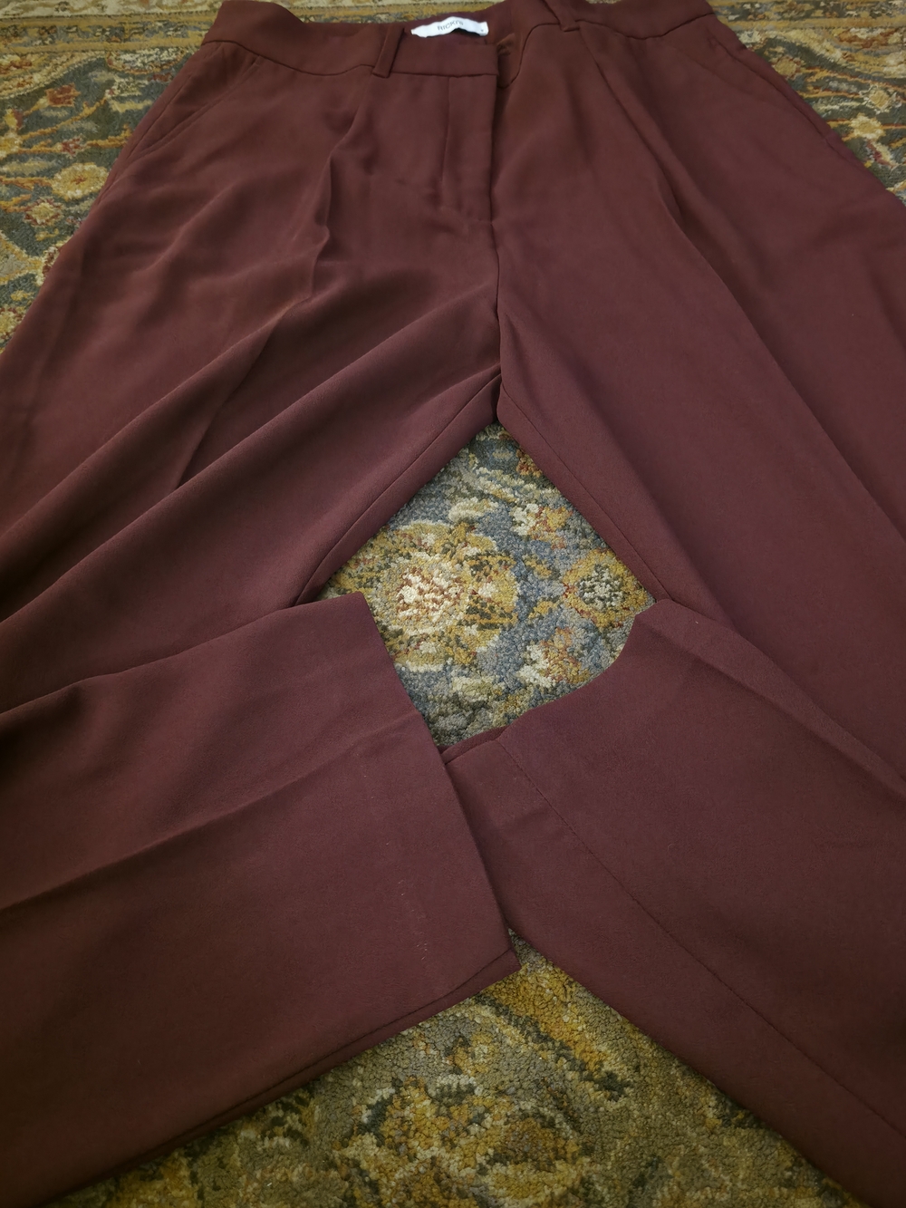 4/$67 Deal! Ricki's Burgundy Polyester Pants
